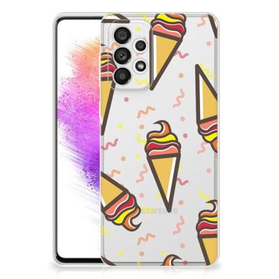 Samsung Galaxy A73 5G | Siliconen Case | Icecream Samsung Galaxy A73 5G | Siliconen Case | Icecream