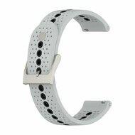 Garmin Forerunner 570 (42mm) / 55 / 245 / 645 - Dot Pattern bandje - Grijs Garmin Forerunner 570 (42mm) / 55 / 245 / 645 - Dot Pattern bandje - Grijs