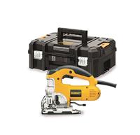 DeWALT DW331KT-QS 701W decoupeerzaag met beugel in TSTAK koffer - thumbnail