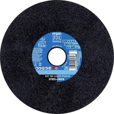 PFERD TOOLS EHT 150-1,6 SGP STEELOX 61342164 Doorslijpschijf recht 150 mm 25 stuk(s) RVS, Staal