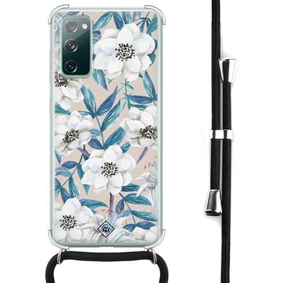Samsung Galaxy S20 FE hoesje met koord - Touch of flowers