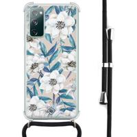 Samsung Galaxy S20 FE hoesje met koord - Touch of flowers - thumbnail