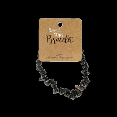 Steengoed Splitarmband onyx 1 Stuks Steengoed Splitarmband onyx 1 Stuks