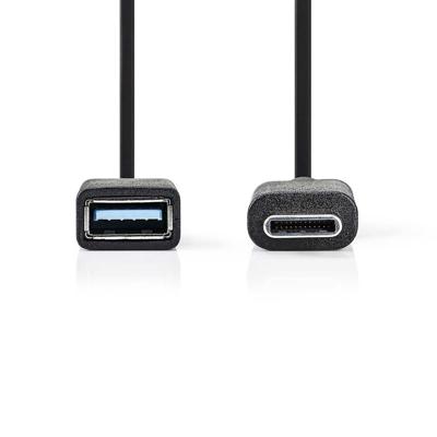 Nedis USB-C Adapter | USB-C Male naar USB-A Female | 5 Gbps | 0.15 m | 1 stuks - CCGB61710BK02 CCGB61710BK02