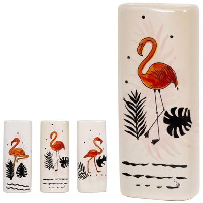 Radiator Bak Luchtbevochtiger / Waterverdamper Rechthoekig Flamingo Print 18 Cm - Luchtbevochters