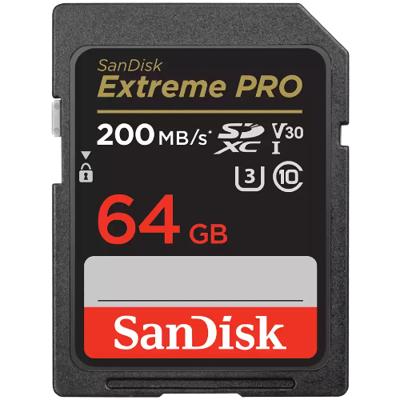SanDisk Extreme PRO SDXC 64 GB geheugenkaart