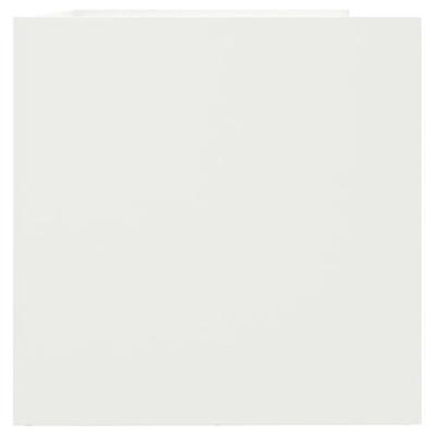 Plantenbak 62x40x39 cm staal wit