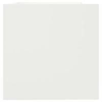 Plantenbak 62x40x39 cm staal wit - thumbnail