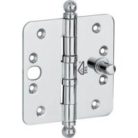 Artitec Mi Satori Kogellagerscharnier SKG3 ronde hoek bol 89x89mm glans chroom - thumbnail