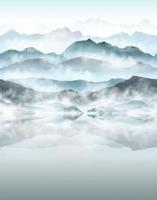 Noordwand Smart Art Easy Fotobehang watercolor bergen 47224 - thumbnail