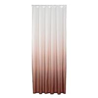Douchegordijn Sealskin Blend 180x200 cm Polyester Donkerroze / Wit - thumbnail