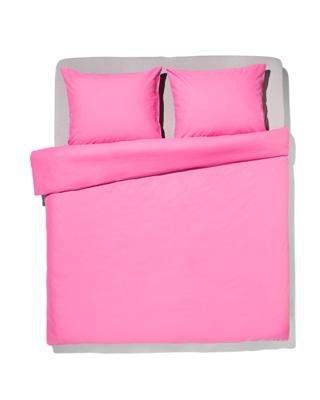 HEMA Dekbedovertrek 240x200/220cm zacht katoen felroze (felroze)