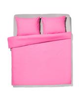 HEMA Dekbedovertrek 240x200/220cm zacht katoen felroze (felroze) - thumbnail