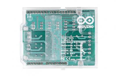 Arduino 4 Relays Shield [A000110] – Uitbreidingskaart met 4 relais, 5V besturing, ideaal voor het schakelen van apparaten en het automatiseren van projecten met de Arduino