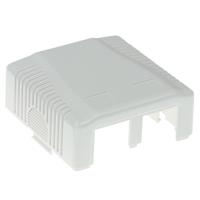 ACT Modulair opbouwdoos shielded 2-voudig CAT6A - thumbnail