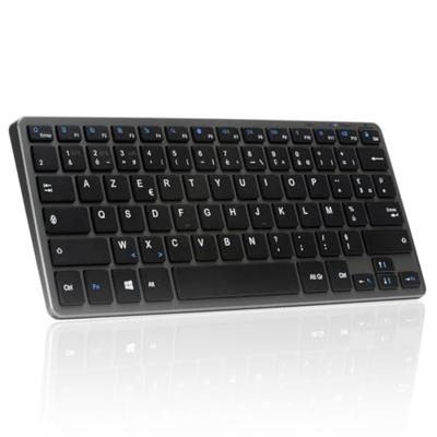 TKL-toetsenbord - BLUESTORK - Bluetooth + 2,4 Ghz pc - grijs en zwart
