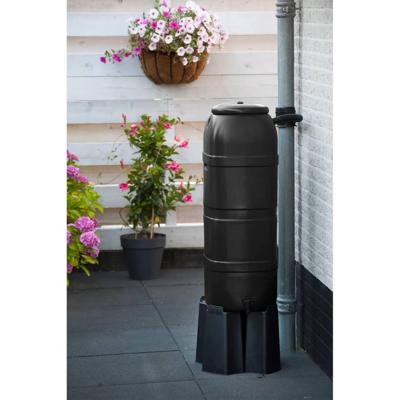 Nature Regenton slimline Zwart100l