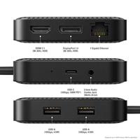 Hyper USB-C HyperDrive duo monitor USB4 mobiele dock - Black - thumbnail