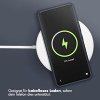 Accezz Liquid Silicone voor Samsung Galaxy A53 Telefoonhoesje Blauw - thumbnail