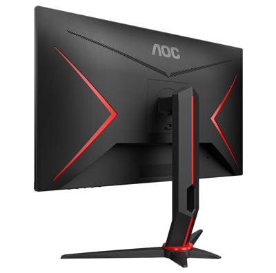 AOC Gaming Q27G2U - 27-inch QHD-monitor, 144 Hz, 1 ms MPRT, VA, AMD FreeSync Premium, in hoogte verstelbaar, USB-hub, lage invoervertraging (2560x1440 @ 144 Hz, 250 cd/m², HDMI/DP/USB 3.0)