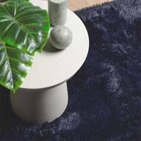 Hoogpolig vloerkleed NAVARRA 240x340 cm polyester marineblauw - thumbnail