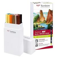 Tombow • brush pen abt dual brush pen 18x landscape colors - thumbnail