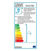 Konstsmide 7215-750 Firenze Staande buitenlamp Spaarlamp E27 100 W Zwart - thumbnail