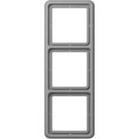 Jung CD583GR Afdekking Frame 3-voudig Grijs 1 stuk(s) - thumbnail