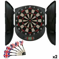 Elektronisch dartboard Aktive 45 x 50 x 4,5 cm (2 Stuks) - thumbnail