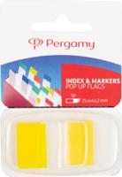 Pergamy index ft 43 x 25 mm, geel - thumbnail