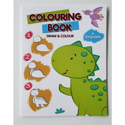 Leer Tekenen Kleurboek met Stickers