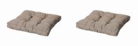 Kussen Florance lounge 60x60 Basic taupe (2 stuks) Madison - Madison - thumbnail