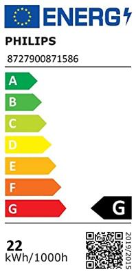 Signify 87158600 Halogeen metaaldamp 81 mm G8.5 20.1 W Energielabel: G (A - G) Warmwit Buis 1 stuk(s)