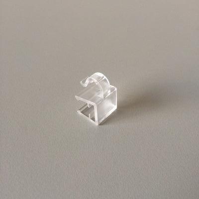 Ophanghaak transparant voor aan draad