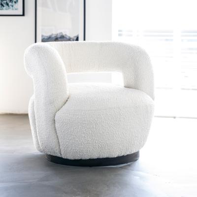 Eleonora Draaifauteuil 'Sharon' Bouclé, kleur Beige