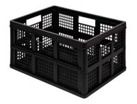 Opbergbox ru 45ltr 570x390x285mm opvouwb zwart - thumbnail