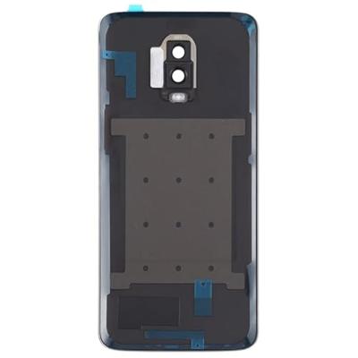 Originele batterij achtercover met camera lens voor OnePlus 6T (Frosted zwart)