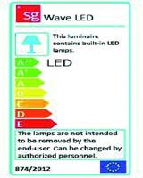 SG Wave LED Plafondarmatuur 32W 3000K 3675 lm IP44 IK05 111270 - thumbnail