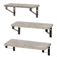 Planken Max Home Ijzer Hout MDF 42 X 12 X 16 CM (4 Stuks) - thumbnail