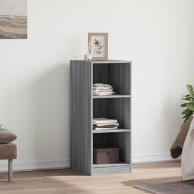 Kledingkast 48x41x102 cm bewerkt hout grijs sonoma eikenkleurig