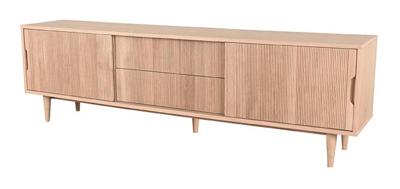 LABEL51 Tv-meubel Jule - Naturel - Eiken - Tv-Meubel 200 cm