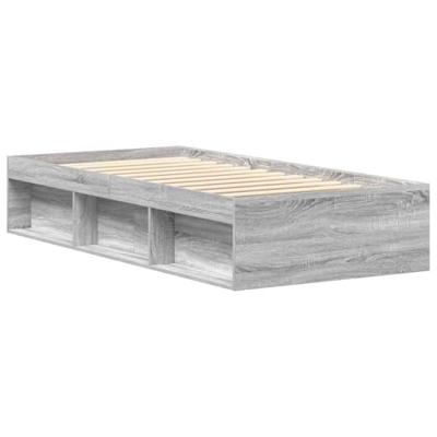 Bedframe grijs sonoma eikenkleurig 100x200 cm
