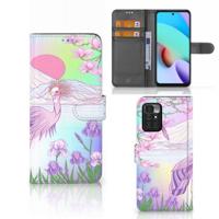 Xiaomi Redmi 10 | Telefoonhoesje | Met pasjeshouder | Bird - thumbnail