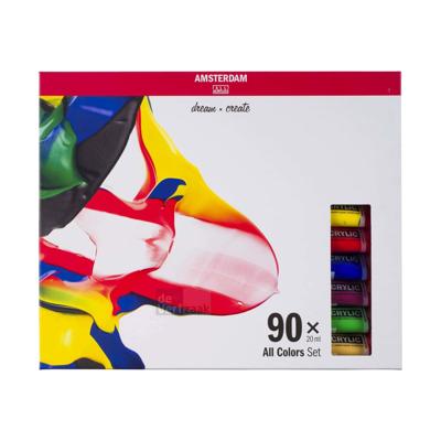 Bruynzeel Amsterdam standard series acrylverf complete collectie set 20ml, 90dlg.