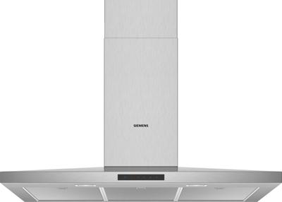 Siemens iQ300 LC96QBM50 afzuigkap Muurmontage Roestvrijstaal 610 m³/uur A