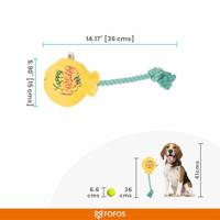 FOFOS VERJAARDAGSBALLON 15X7X36 CM - thumbnail