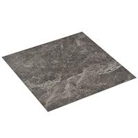 VidaXL Vloerplanken 20 st zelfklevend 1,86 m² pvc zwart marmerpatroon - thumbnail