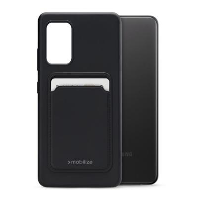 Mobilize Rubber Gelly Card Case Samsung Galaxy A32 4G Matt Black