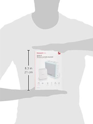 Honeywell Draadloze draagbare deurbel met zender aan bestaande deurbel - Wit