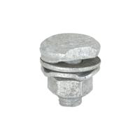Gallagher Draadklem rond met moer (10) - 010851 010851 - thumbnail